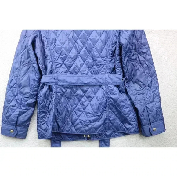 Banana Republic Full Zip Women's Quilted Utility Jacket-Medium-Belted-Pockets - Picture 11 of 15